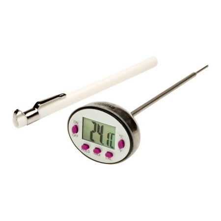 Bel-Art H-B B60900-1600 DURAC Calibrated Electronic Stainless Steel Stem Thermometer B60900-1600